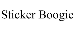 STICKER BOOGIE