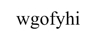 WGOFYHI