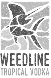 WEEDLINE TROPICAL VODKA