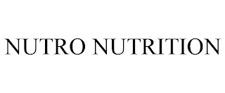 NUTRO NUTRITION