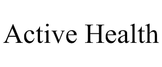 ACTIVE HEALTH
