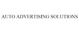 AUTO ADVERTISING SOLUTIONS