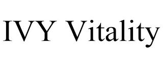 IVY VITALITY