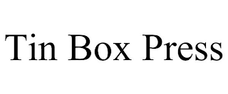 TIN BOX PRESS