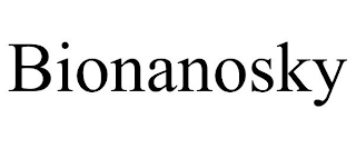 BIONANOSKY