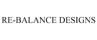 RE-BALANCE DESIGNS