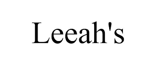 LEEAH'S