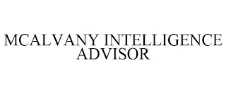 MCALVANY INTELLIGENCE ADVISOR