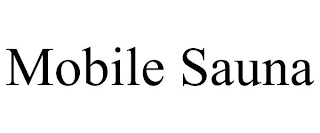MOBILE SAUNA