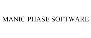 MANIC PHASE SOFTWARE