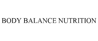 BODY BALANCE NUTRITION