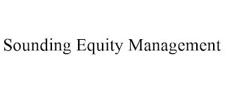 SOUNDING EQUITY MANAGEMENT