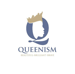 Q QUEENISM BEAUTIFUL · BRILLIANT · BRAVE