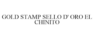 GOLD STAMP SELLO D' ORO EL CHINITO