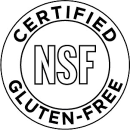 NSF CERTIFIED GLUTEN-FREE