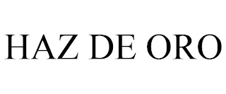 HAZ DE ORO