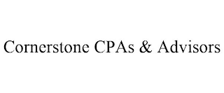 CORNERSTONE CPAS & ADVISORS