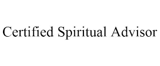 CERTIFIED SPIRITUAL ADVISOR