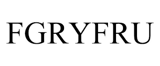 FGRYFRU