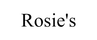 ROSIE'S