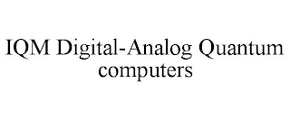 IQM DIGITAL-ANALOG QUANTUM COMPUTERS