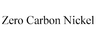 ZERO CARBON NICKEL