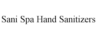 SANI SPA HAND SANITIZERS