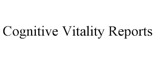 COGNITIVE VITALITY REPORTS