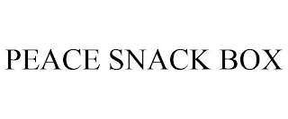 PEACE SNACK BOX