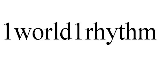 1WORLD1RHYTHM