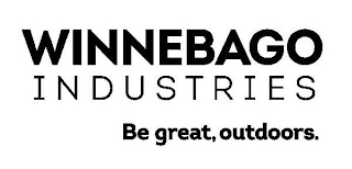 WINNEBAGO INDUSTRIES BE GREAT, OUTDOORS.