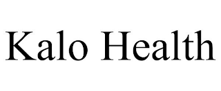 KALO HEALTH