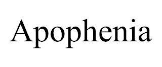 APOPHENIA