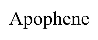 APOPHENE