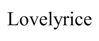 LOVELYRICE