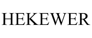 HEKEWER