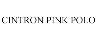 CINTRON PINK POLO