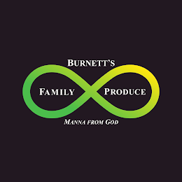 BURNETT'S FAMILY PRODUCE MANNA FROM GOD