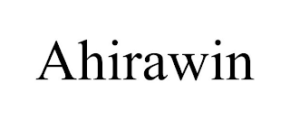 AHIRAWIN