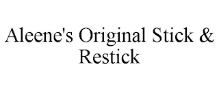 ALEENE'S ORIGINAL STICK & RESTICK