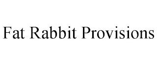 FAT RABBIT PROVISIONS