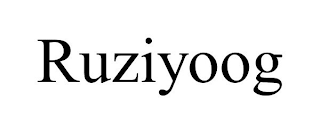 RUZIYOOG