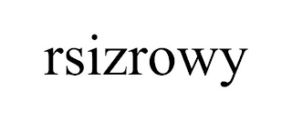 RSIZROWY