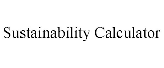 SUSTAINABILITY CALCULATOR