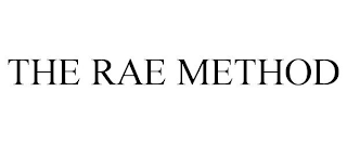 THE RAE METHOD