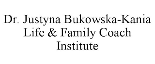 DR. JUSTYNA BUKOWSKA-KANIA LIFE & FAMILY COACH INSTITUTE