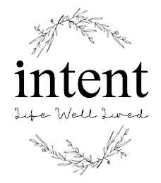 INTENT LIFE WELL LIVED