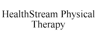 HEALTHSTREAM PHYSICAL THERAPY