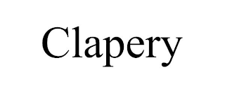 CLAPERY