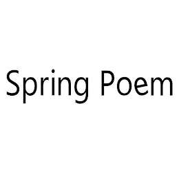 SPRING POEM